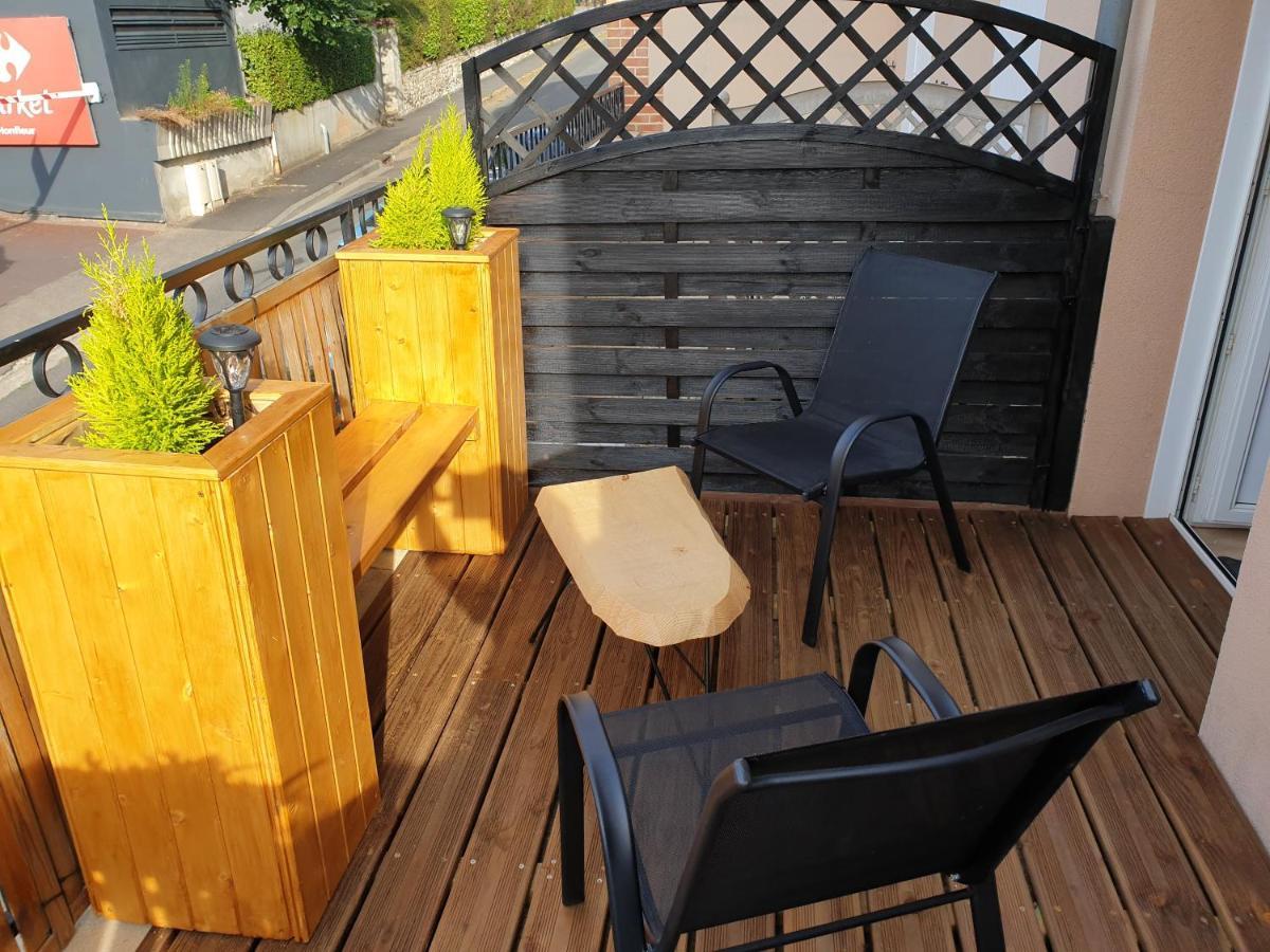 Duplex De Leane Lägenhet Honfleur Exteriör bild